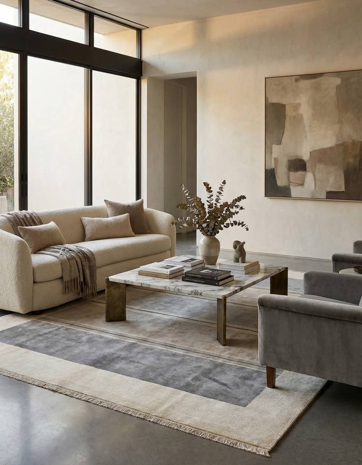 Detail image of 7' 9 x 9' 8  Hand Knotted Darya Wool Rug