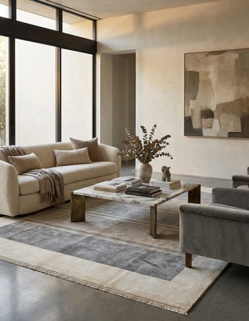 7' 9 x 9' 8 Hand Knotted Darya Wool Rug