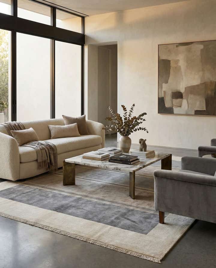 7' 9 x 9' 8 Hand Knotted Darya Wool Rug