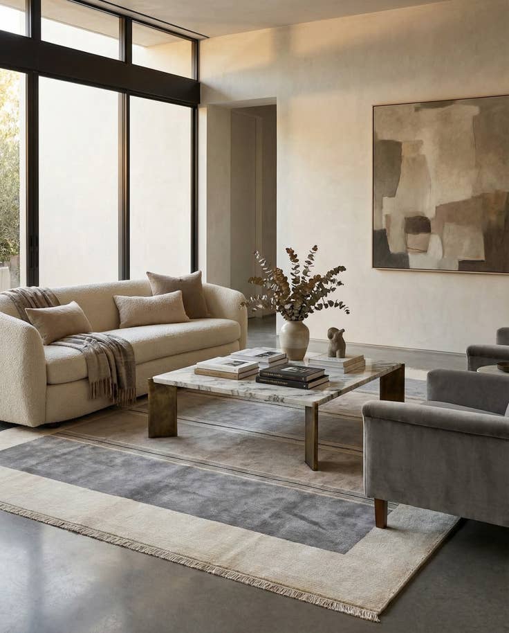 Detail image of 7' 9 x 9' 8 Hand Knotted Darya Wool Rug