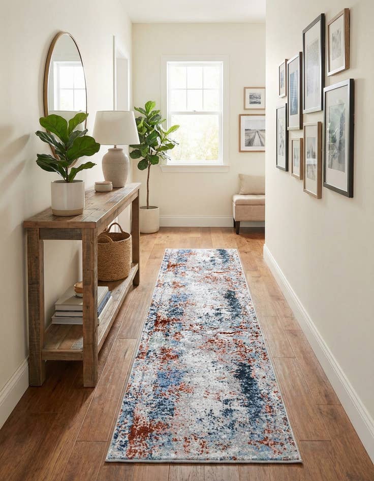 Detail image of  2' x 8' Kamala Washable Runner Rug