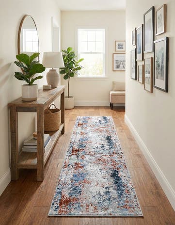 2' x 8' Kamala Washable Runner Rug