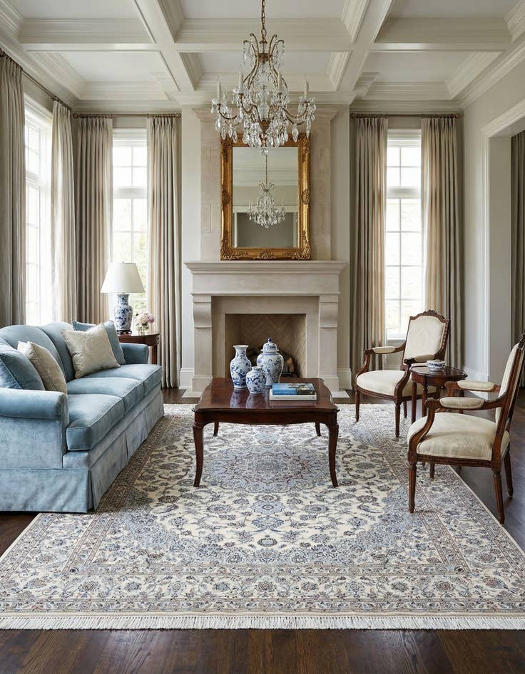 Detail image of 8' 6 x 11' 9 Nain Rug