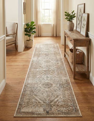 Beige Eliza Runner Rug
