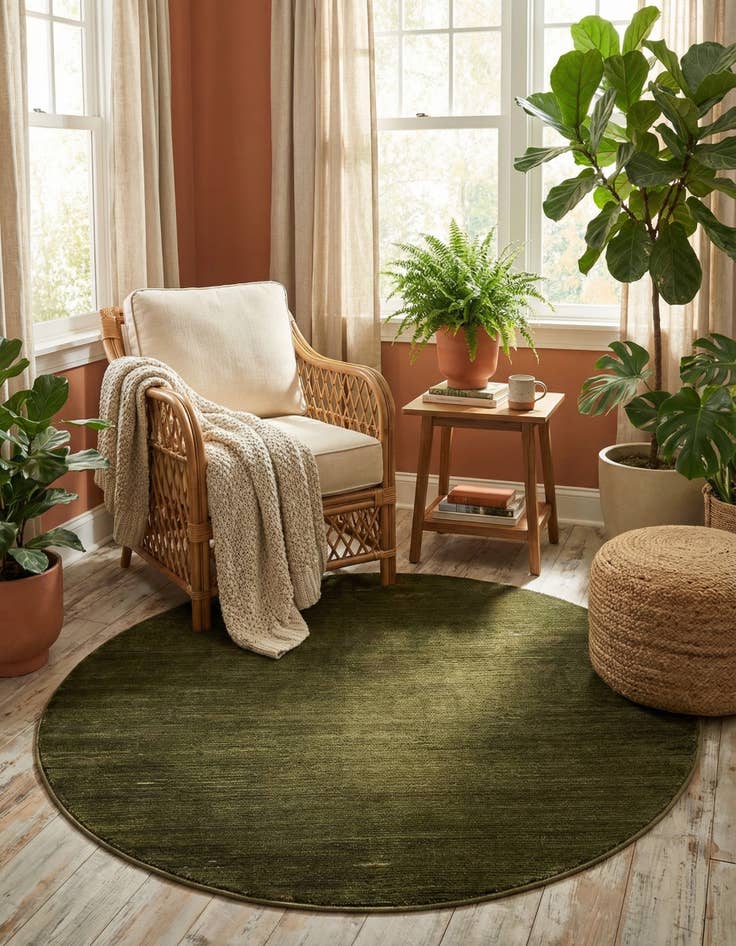 Detail image of 5' 3 x 5' 3 Finsbury Round Rug