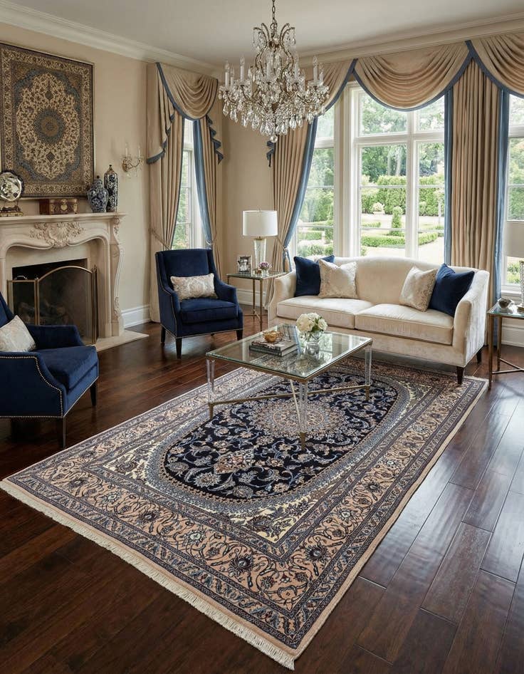 Detail image of 4' x 7' 7 Nain Rug