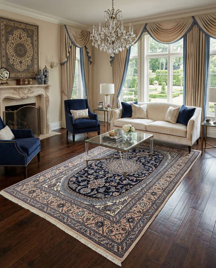 Detail image of 4' x 7' 7 Nain Rug
