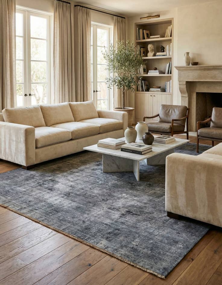 Detail image of 9' x 12' 2  Hand Knotted Ultra Vintage Persian Wool Rug