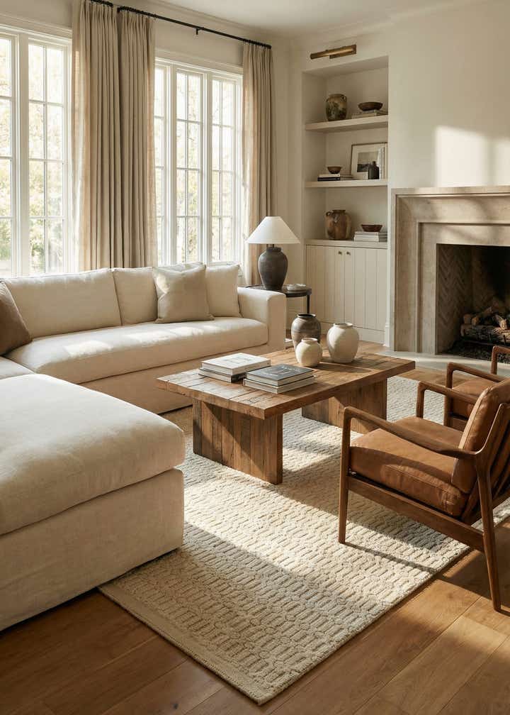 6' 3 x 9' 4 Hand Knotted Darya Wool Rug