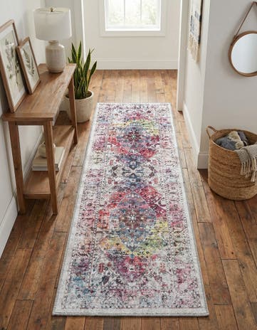 2' x 5' Washable Yara Runner Rug