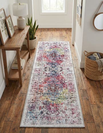 2' x 5' Washable Yara Runner Rug
