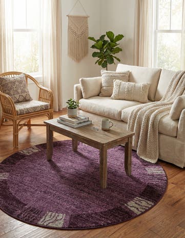 4' x 4' Angelica Round Rug