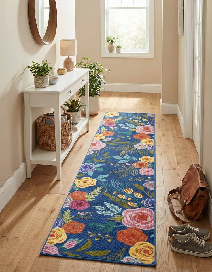 Detail image of 2' x 8' Blossom Runner Rug