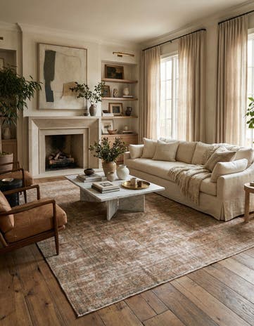 9' 7 x 12' 1 Hand Knotted Ultra Vintage Persian Wool Rug