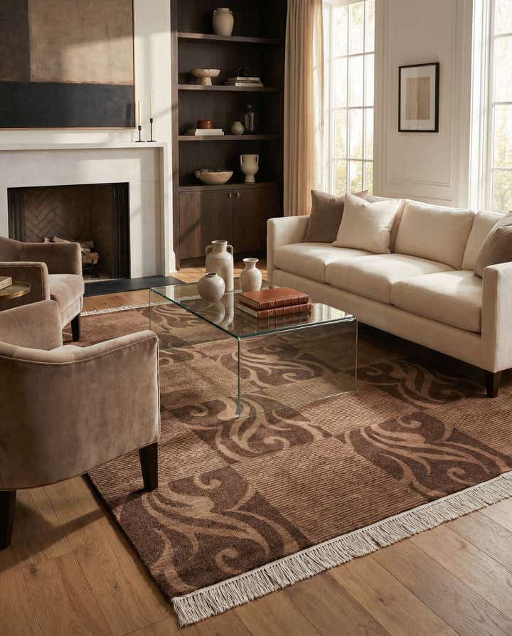 5' 8 x 7' 11 Hand Knotted Darya Wool Rug