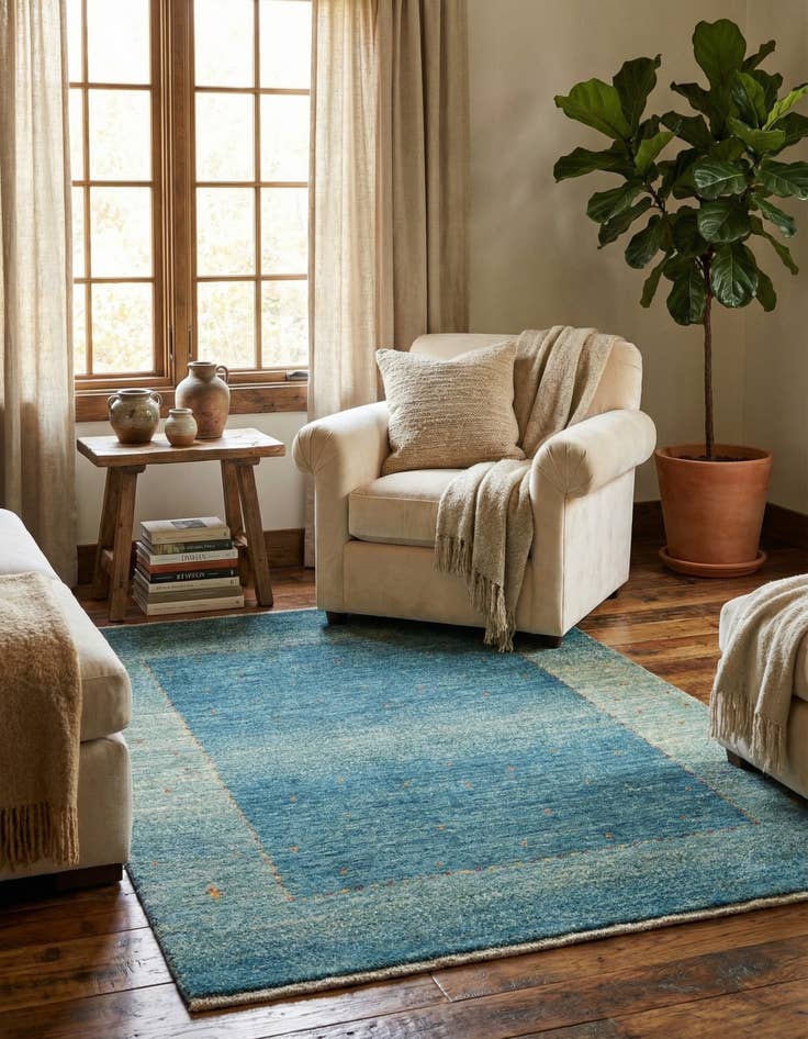 Detail image of 2' 9 x 4' 2 Kashkuli Wool Rug