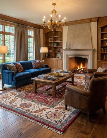 7' x 10' 2 Hand Knotted Ariana Ziegler Rug