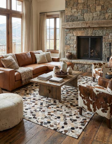 5' x 8' Cowhide Rug