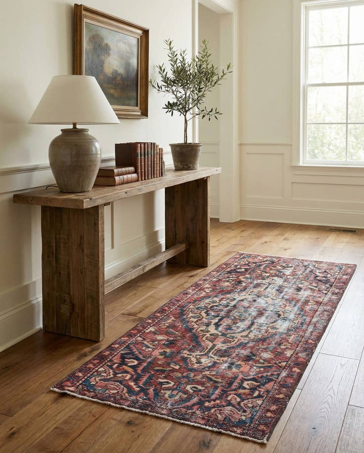 Detail image of 3' x 6' Hand Knotted Ultra Vintage Persian Wool Runner Rug