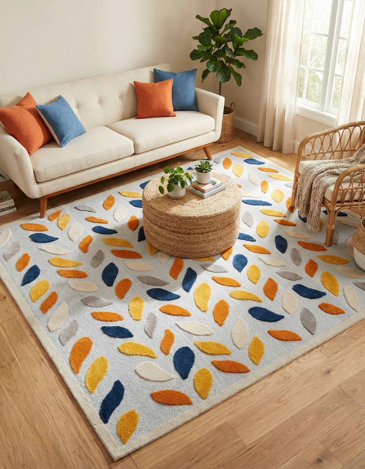 Detail image of 9' x 12'  Washable Aruba Indoor / Outdoor Rug