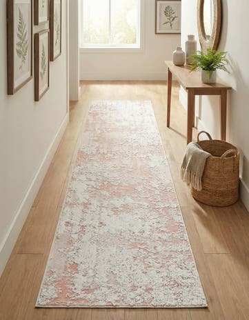 Pink Abbey Runner Rug
