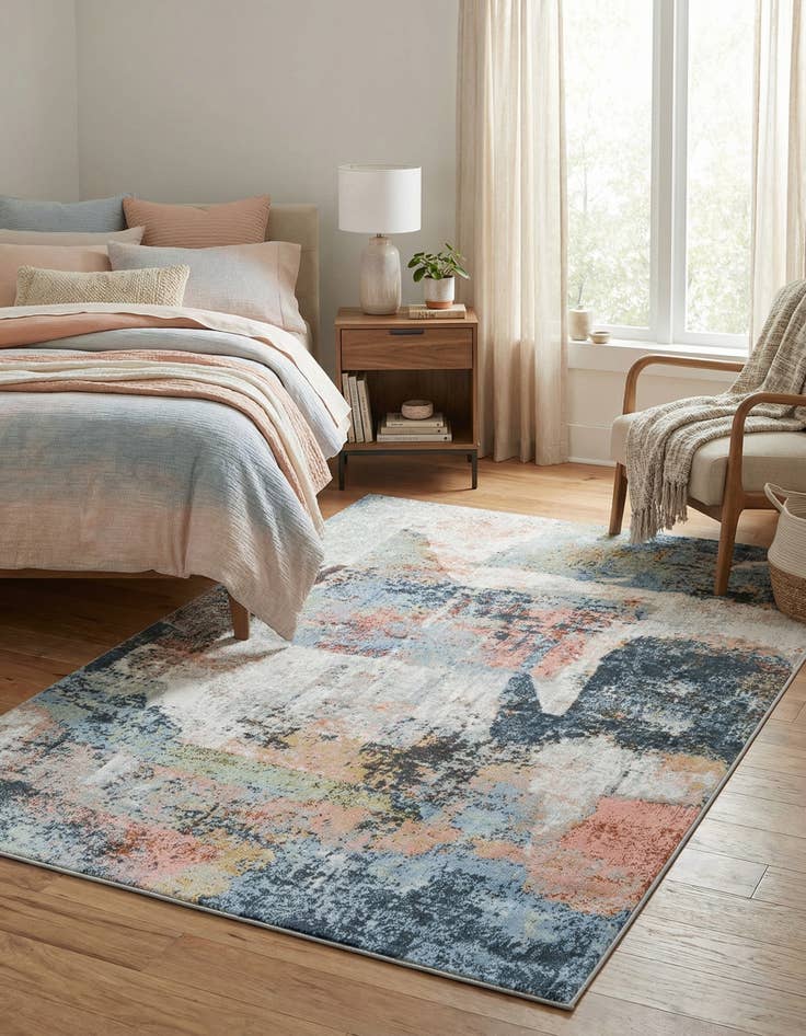 Detail image of 5' 3 x 8' Kamala Washable Rug