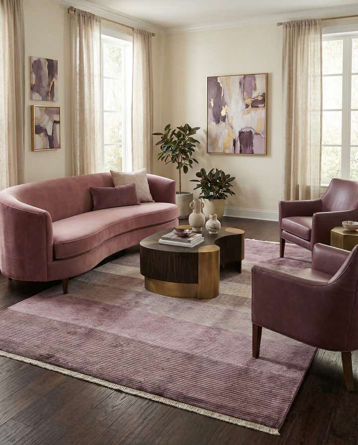 6' 7 x 10' Hand Knotted Darya Wool Rug