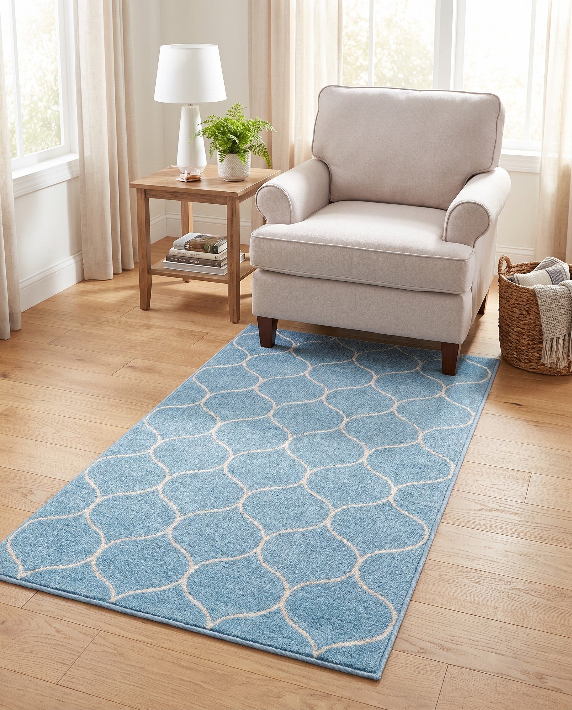 3' x 5' 3 Trellis Frieze Rug