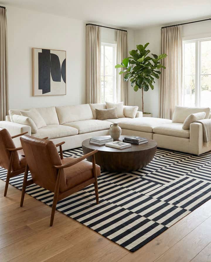 8' 6 x 11' 2 Hand Woven Kilim Modern Wool Rug