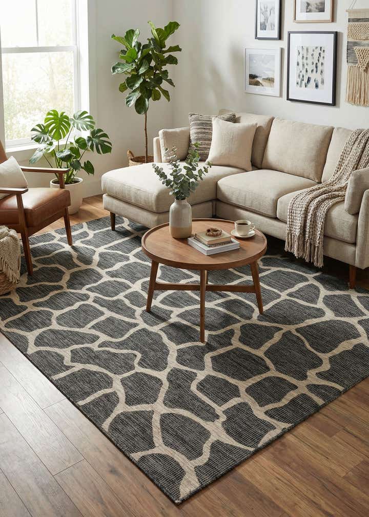 7' x 10' Easy-Clean Safari Indoor / Outdoor Rug