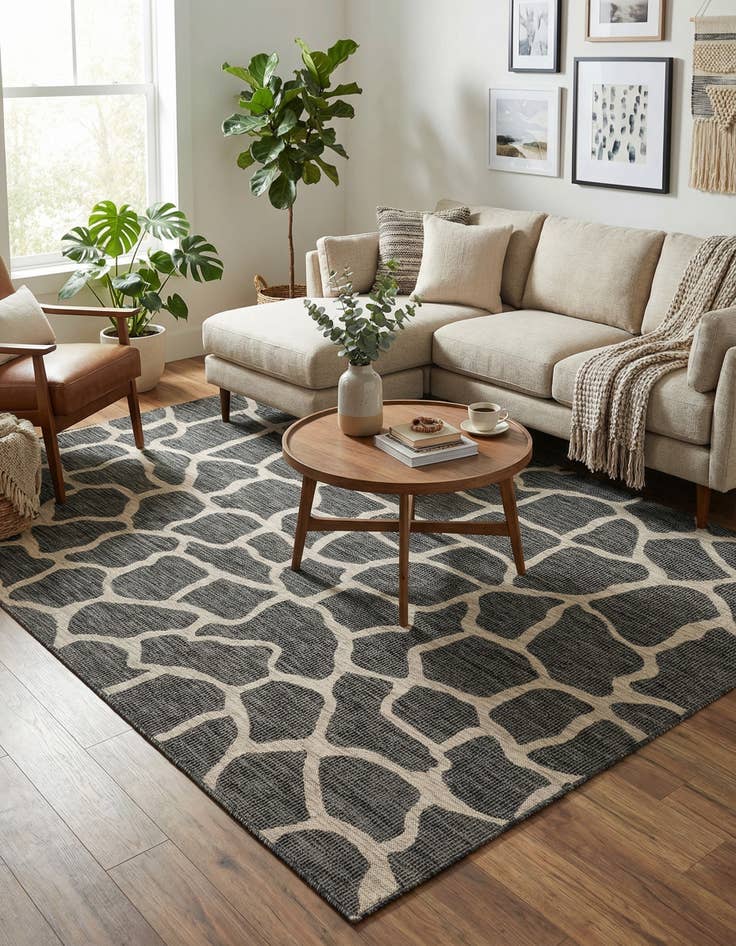 Detail image of 7' x 10'  Washable Safari Indoor / Outdoor Rug