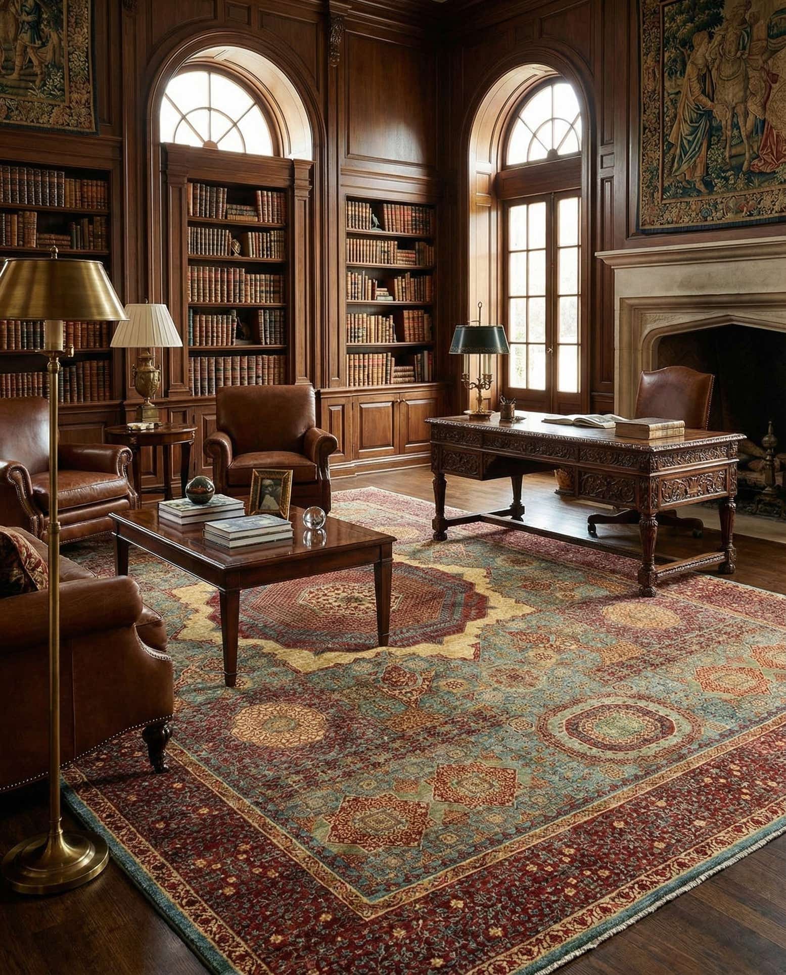 300cm x 425cm Mamluk Wool Rug