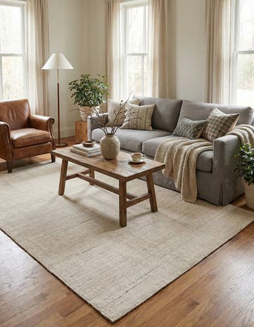 5' 1 x 8' Hand Woven Jill Zarin English Manor Farmhouse Wool Rug