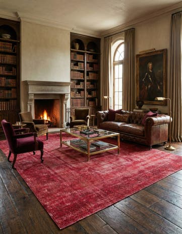 9' 4 x 12' 8 Hand Knotted Ultra Vintage Persian Wool Rug