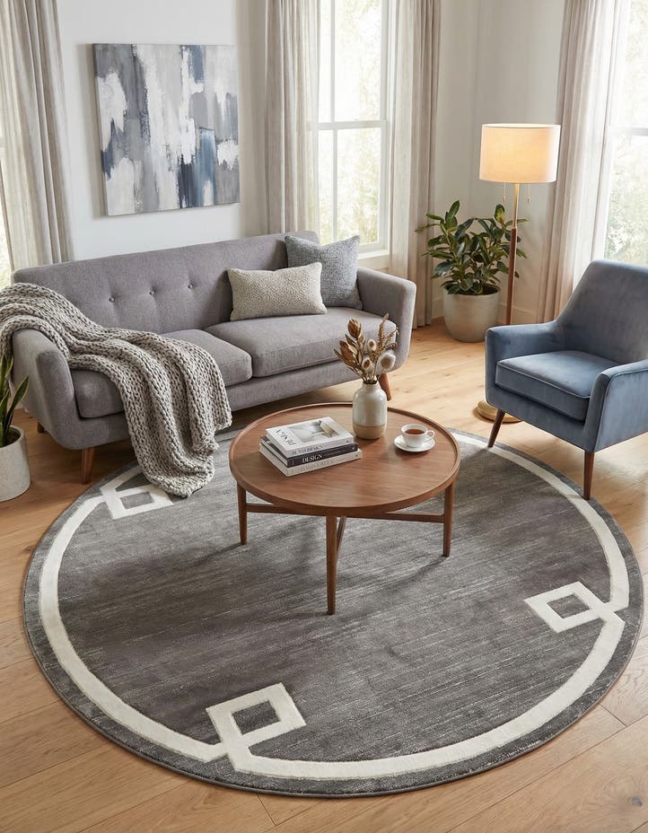 Jill Zarin 8' x 8' Uptown Lenox Hill Round...