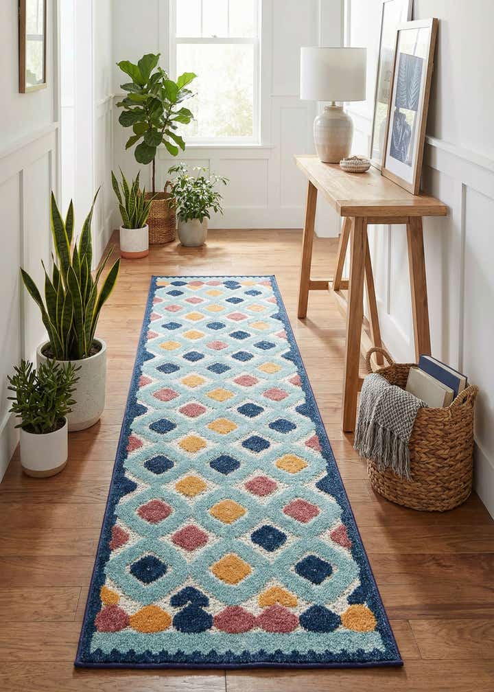 2' x 8' Easy-Clean Belize Indoor / Outdoor Runner Rug