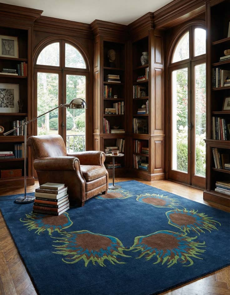 Detail image of 7' 5 x 7' 7 Luna Square Rug