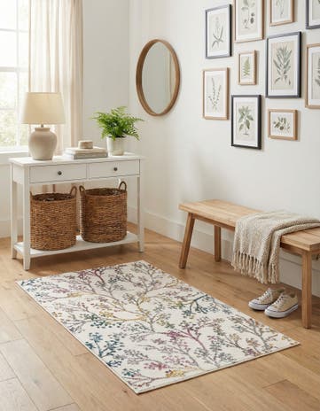 Ivory Blossom Rug