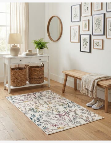 Ivory Blossom Rug