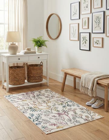 Ivory Blossom Rug