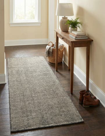 2' x 5' 1 Hand Woven Jill Zarin English Manor Farmhouse Wool Runner Rug