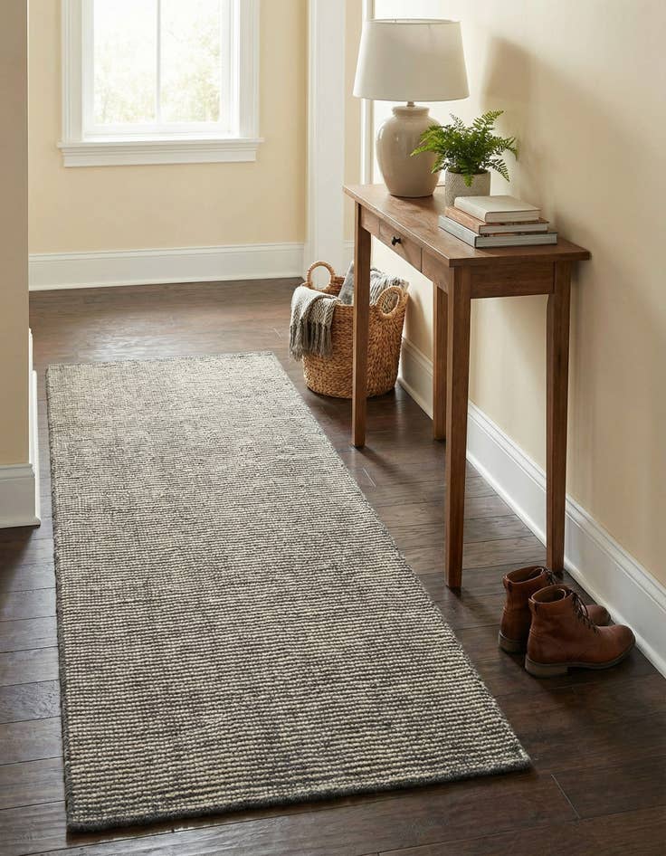 Detail image of 2' x 5' 1  Hand Woven Jill Zarin English Manor Farmhouse Wool Runner Rug