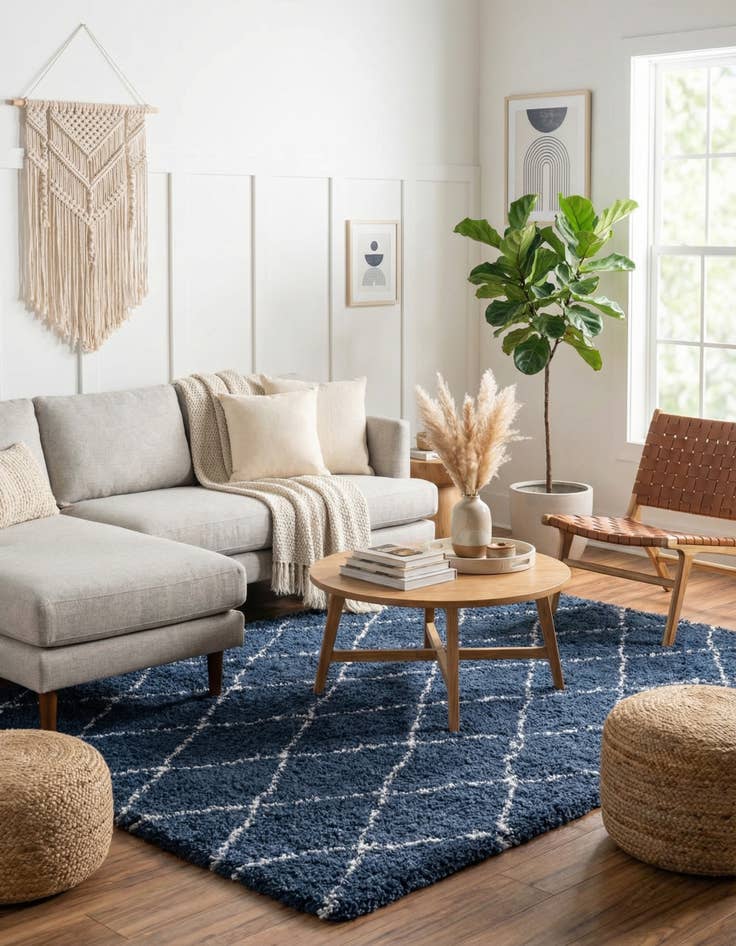 Detail image of 8' x 10' Marrakesh Shag Rug