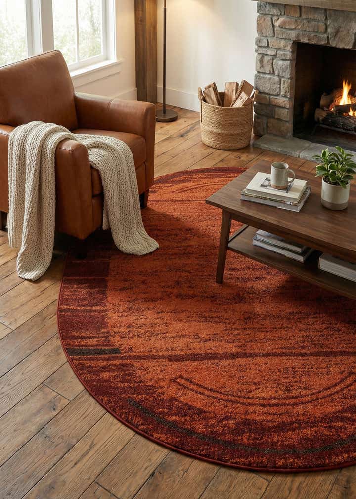 5' 3 x 8' Equinox Oval Rug