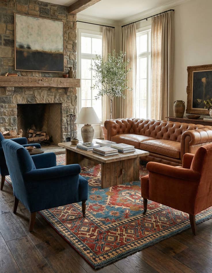 Detail image of  5' 11 x 7' 11  Hand Knotted Kazak Oriental Wool Rug