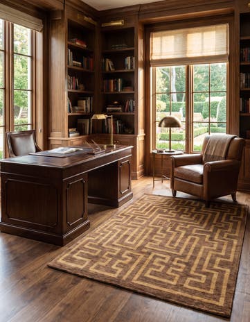4' 7 x 6' 8 Juma Wool Rug