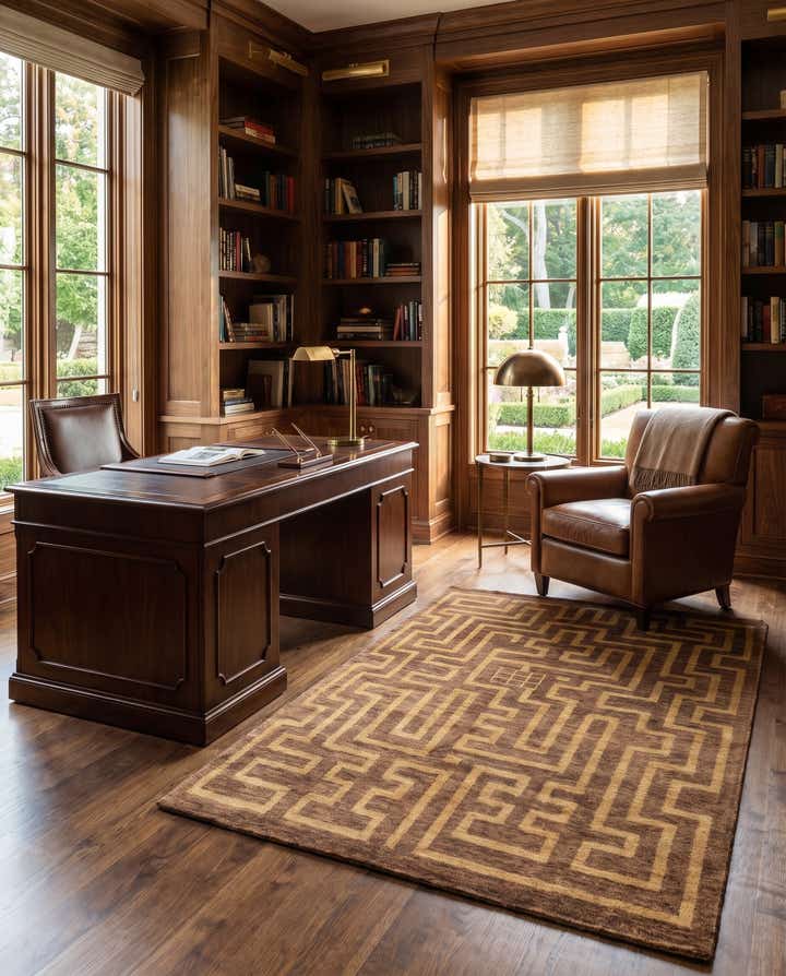 4' 7 x 6' 8 Juma Wool Rug