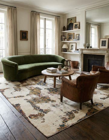 8' 9 x 11' 9 Hand Knotted Ultra Vintage Persian Wool Rug