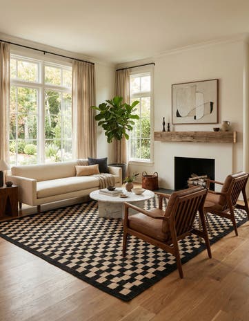 8' 3 x 9' 9 Hand Woven Kilim Modern Wool Rug