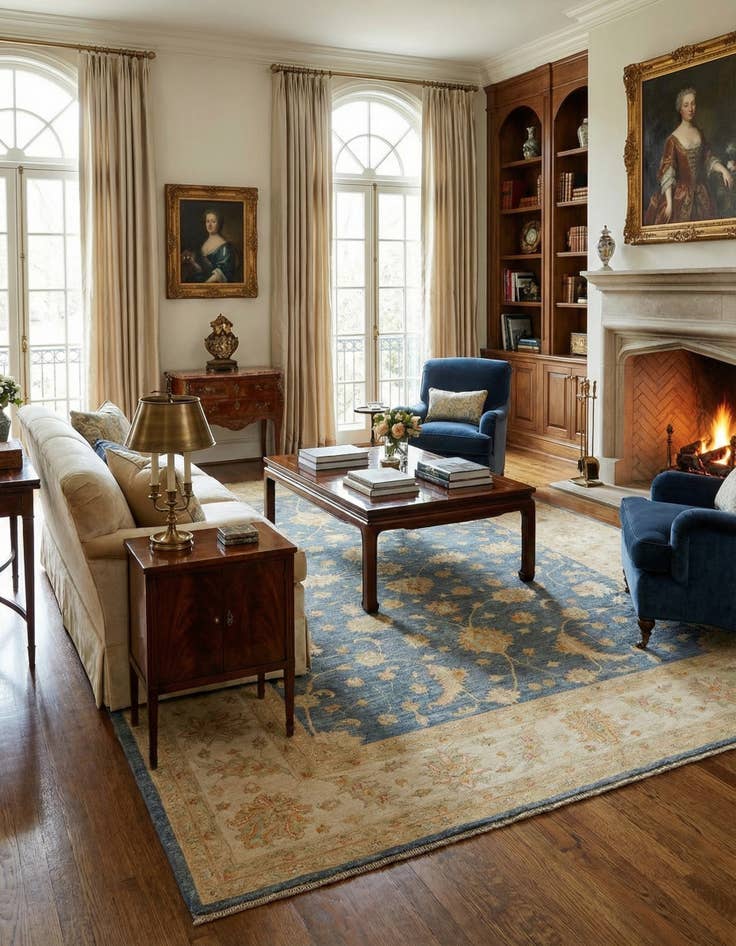 Detail image of  8' 2 x 11' 5 Kaizar Wool Rug